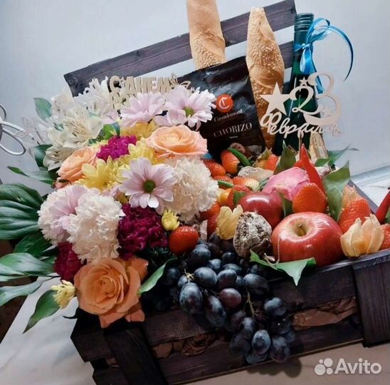 Ящик деревянный, коробки, декор