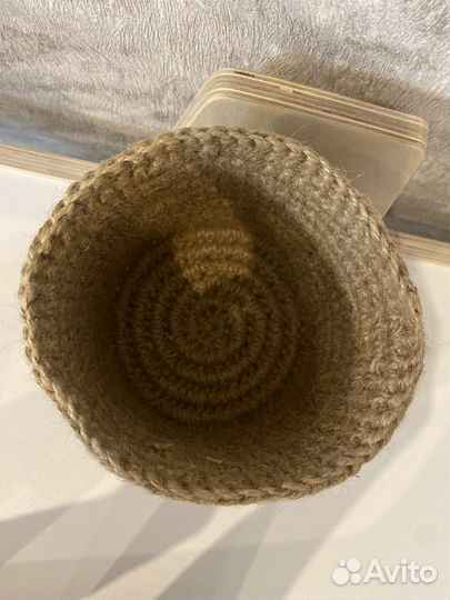 Корзина из джута