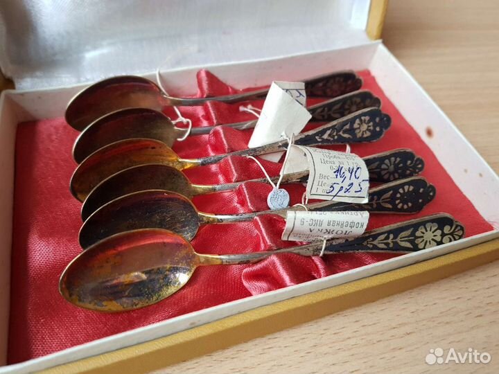 Новые серебряные ложечки СССР