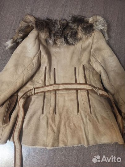 Дубленка натуральная женская 40