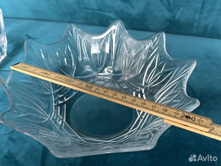 Хрустальный кувшин с крышкой