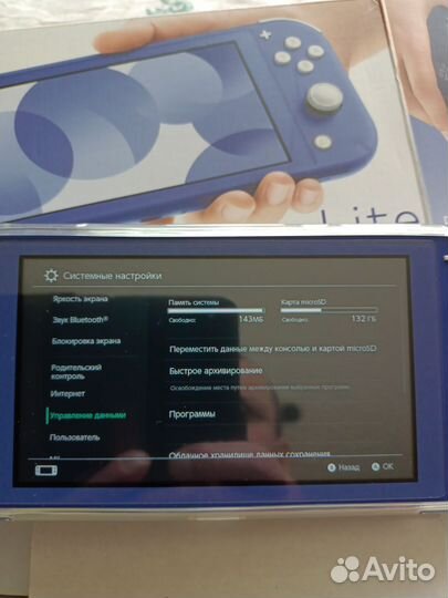 Nintendo switch lite +256gb