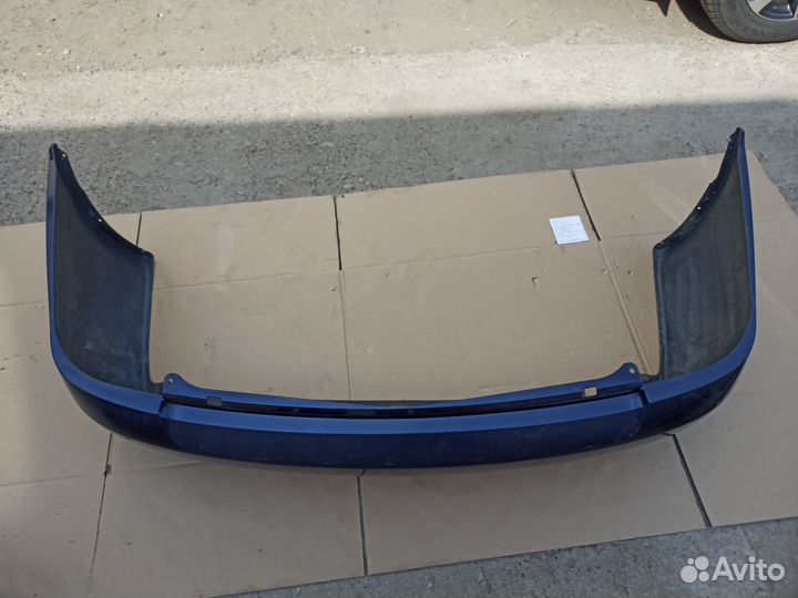 Задний бампер Приора 1 синий