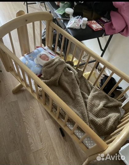 Детская кроватка колыбель troll