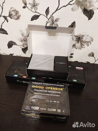 Android tv приставка новая 4К