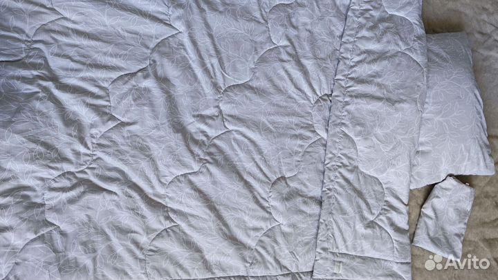 Натуральное льняное одеяло для походов