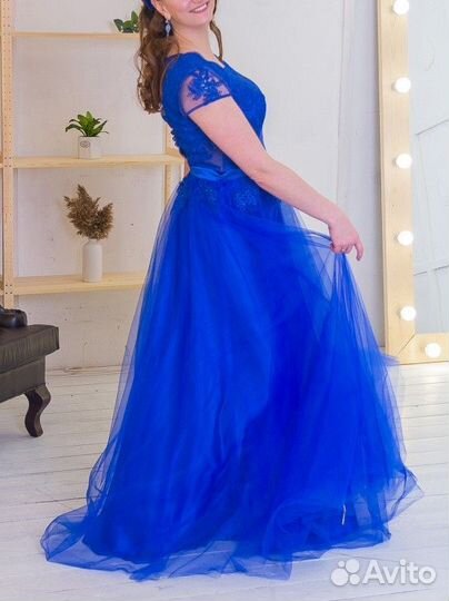 Вечернее платье 48 размер длинное