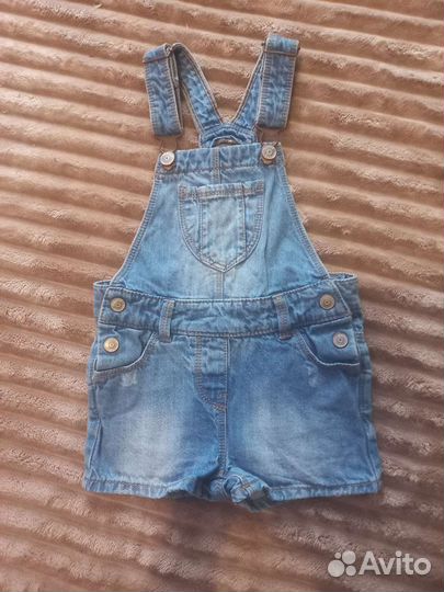 Джинсовый комбинезон 86