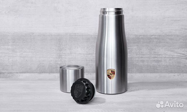 Термос Porsche Crest Thermos Flask, Silver