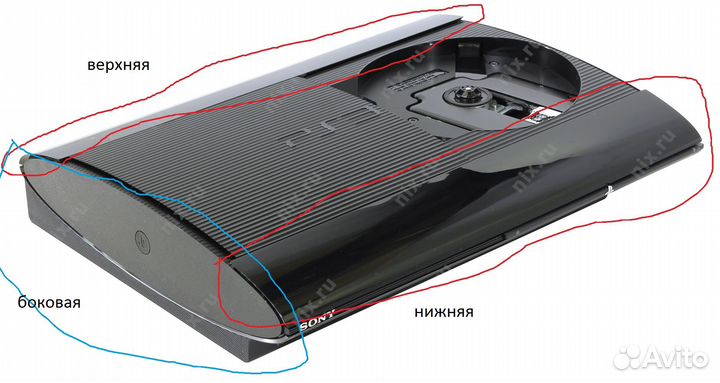 Sony PS3 Super Slim Крышка,панели,салазки,кнопка