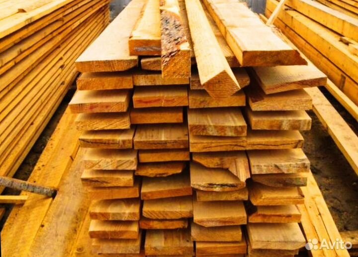 Доска обрезная, 2 сорт 25х150х6000 мм