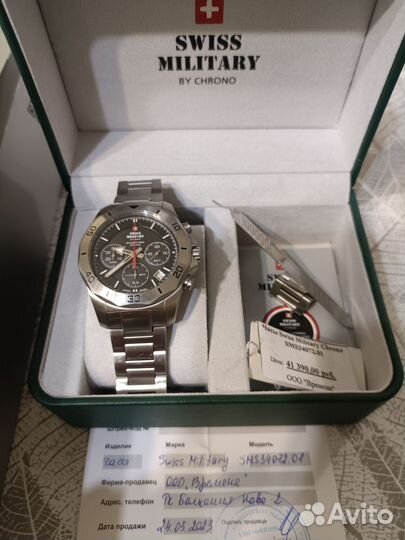 Швейцарские часы swiss military на солнечной батар