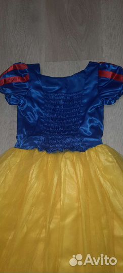 Новогодний костюм для девочки белоснежка