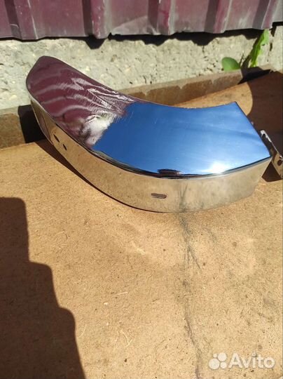 Углы переднего бампера 3102 хром