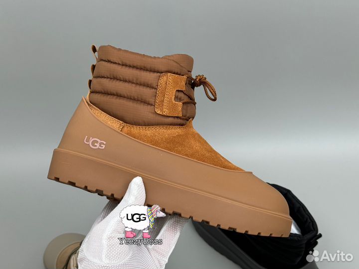 Ugg Classic Mini Lace-Up Weather Black галоши