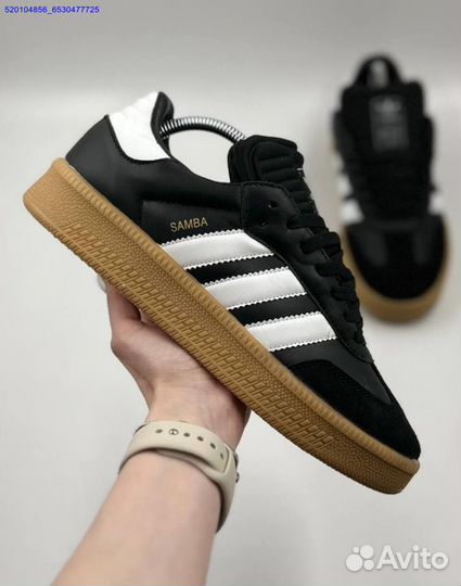 Кроссовки Adidas Samba Black (Арт.56871)