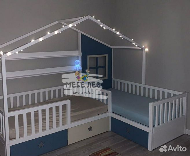 Угловая детская кровать