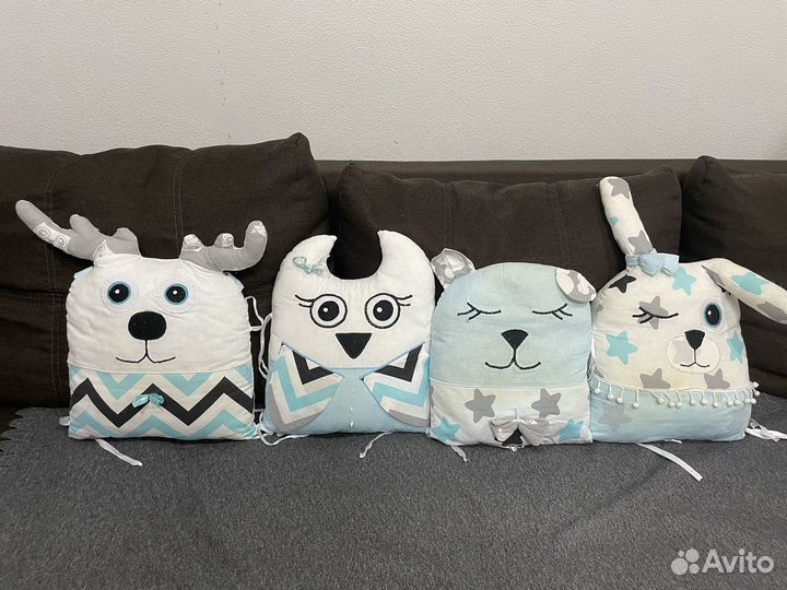 Комплект подушек в детскую кровать