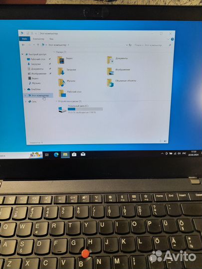 Ноутбук Lenovo thinkpad T470
