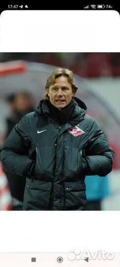 Спартак фк пуховик nike storm fit (винтаж)