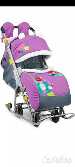 Санки-коляска Nika Ника Детям 7-2