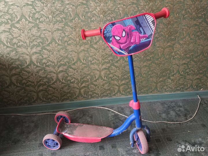 Самокат детский трехколесный бу