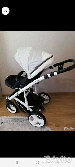 Коляска 2 в 1 эко кожа