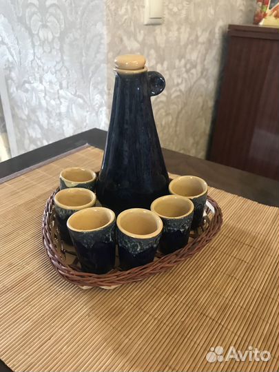 Графин СССР + 6 рюмок