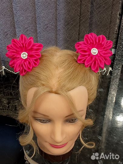 Резиночки для волос ручной работы