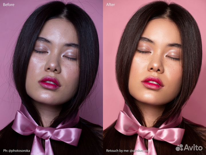 Ретушь и обработка фотографий