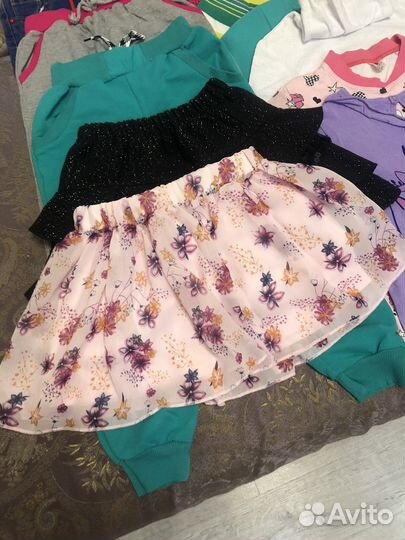 Одежда пакетом для девочки 3-5 лет