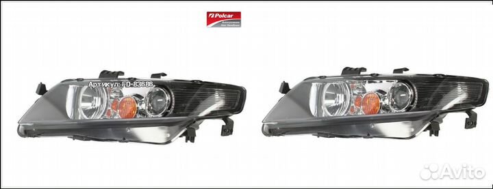 Фара левая Accord 7 CL