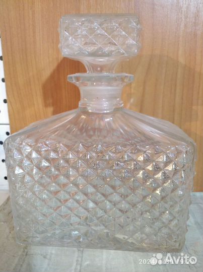 Штофы и графины СССР хрусталь