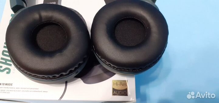 Наушники Shock Bass, съёмный кабель, нoвыe