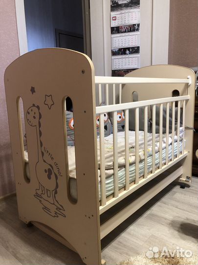 Детская кроватка и матрас