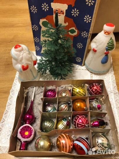 Набор елочных игрушек СССР
