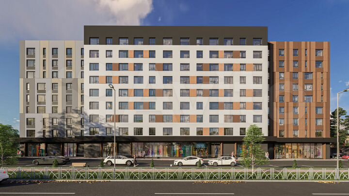 1-к. квартира, 40 м², 6/9 эт.