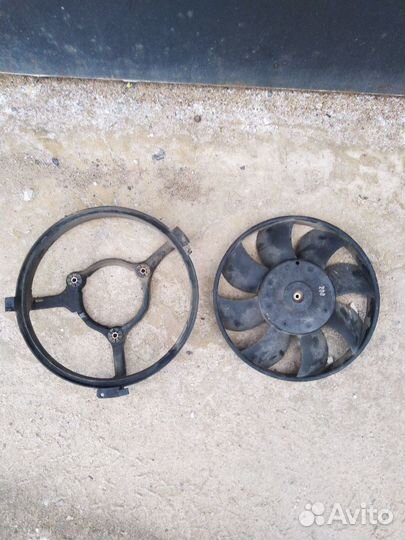 Диффузор и вентилятор Ауди а6 с5