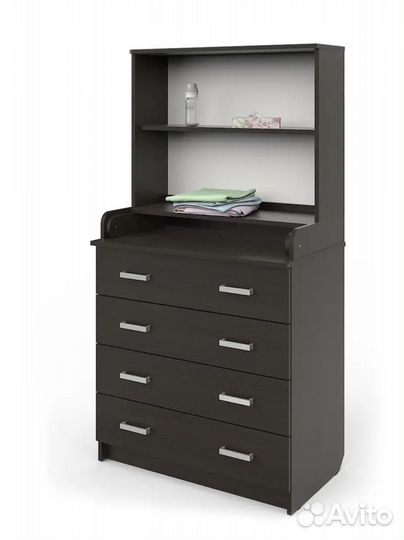 Детский пеленальный комод с полками