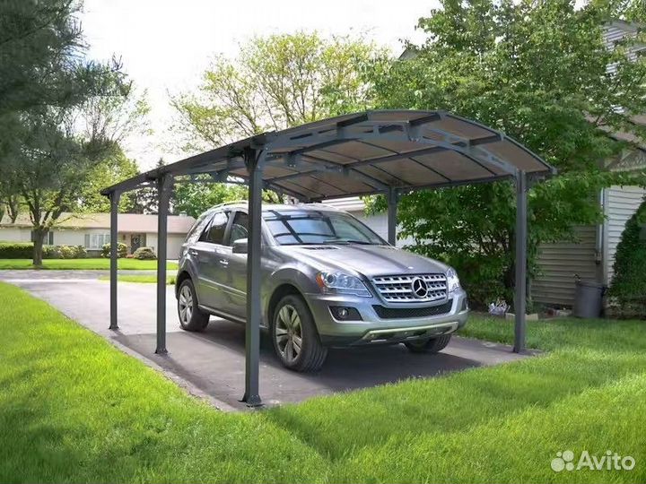 Автомобильные арочные навесы с установкой