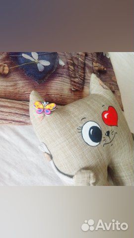 Котики 2 шт. мягкие игрушки Влюблённая пара