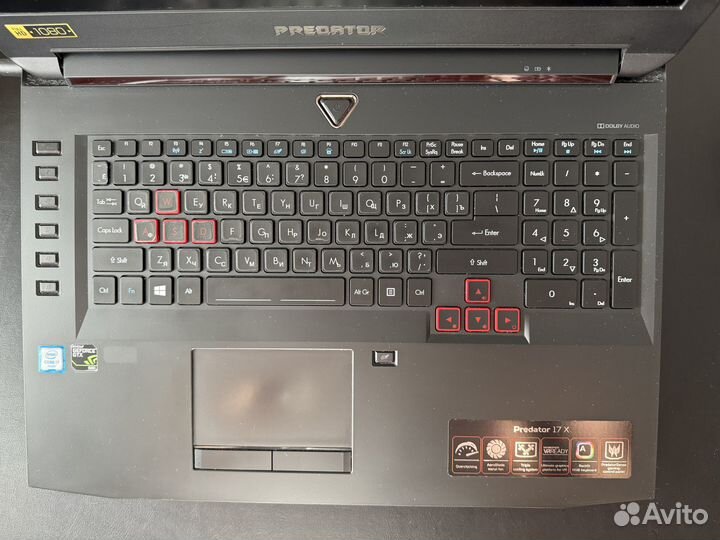 Ноутбук acer predator 17x