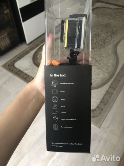 Экшн-камера Eken H9R 4K UHD, с Wi-Fi