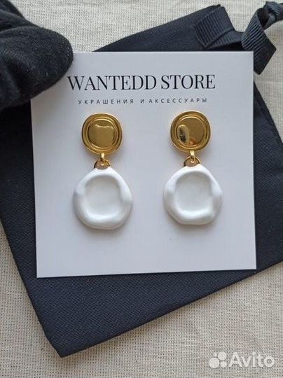 Серьги люкс