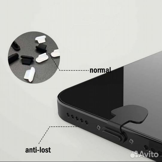 Антипылевые заглушки для гнезда зарядки Apple