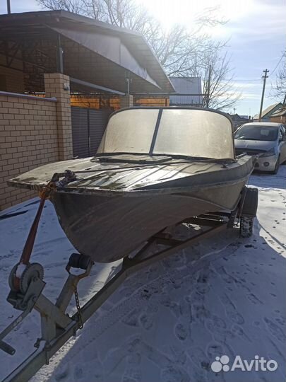 Казанка 5м с мотором лифан и прицеп