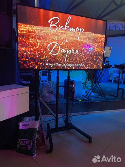 Аренда проектора и экрана, тв-панели