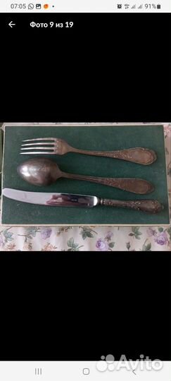 Ложки, вилки, ножи подарочные СССР