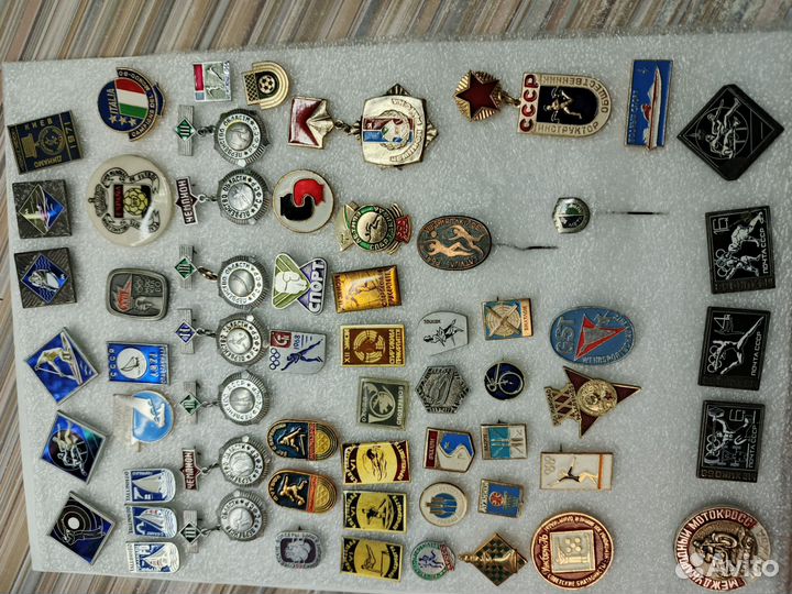 Значоки спортивные