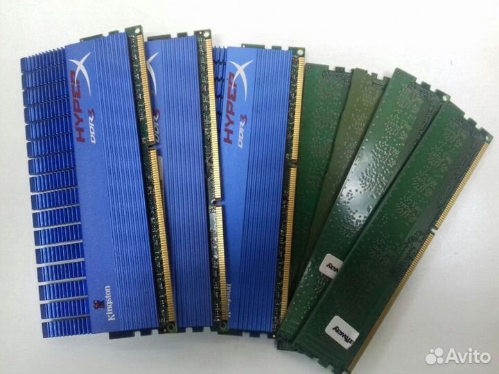 Оперативная память пк DDR3 (1/2/4/8 гб)